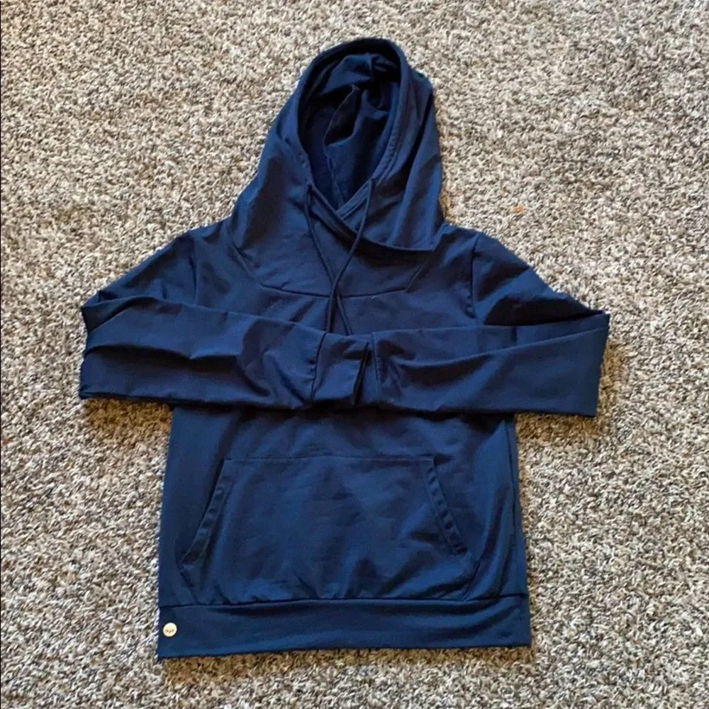 Senita Athletics Cali Hoodie Navy Pullover Size Medium